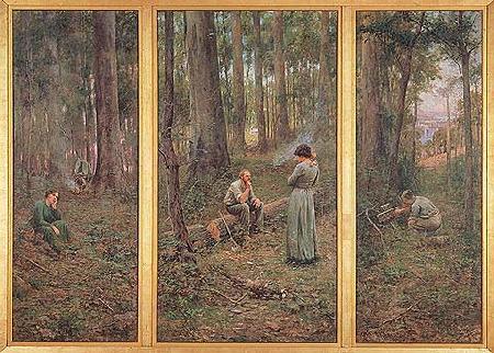 Frederick Mccubbin Pioneer France oil painting art